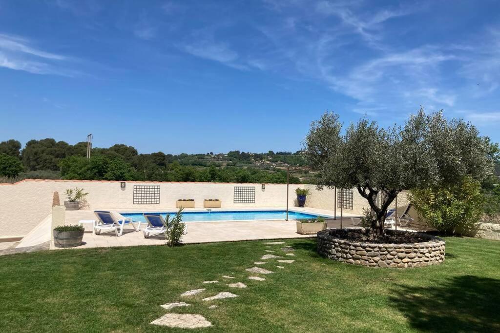 Le Clos Des Pins, Vue Mont Ventoux Roaix Esterno foto